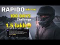 🥳100 days bike taxi challenge ( 1.5lakh🤑)#100 #day #chennai #biketaxi #challenge #video #vlog 