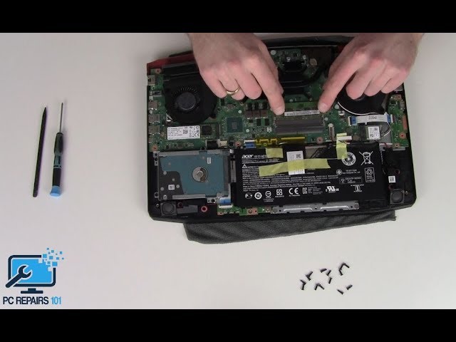 Acer VX15 RAM Upgrade / Removal Disassembly - Gaming Laptop - YouTube