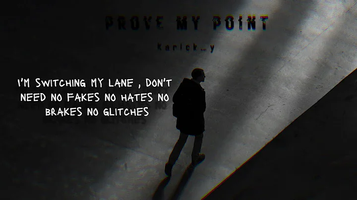 PROVE MY POINT - Karick_y ( Lyrics Video )