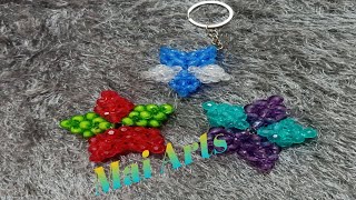 طريقة عمل نجمة خماسية بالخرز How to make a five-pointed star with beads