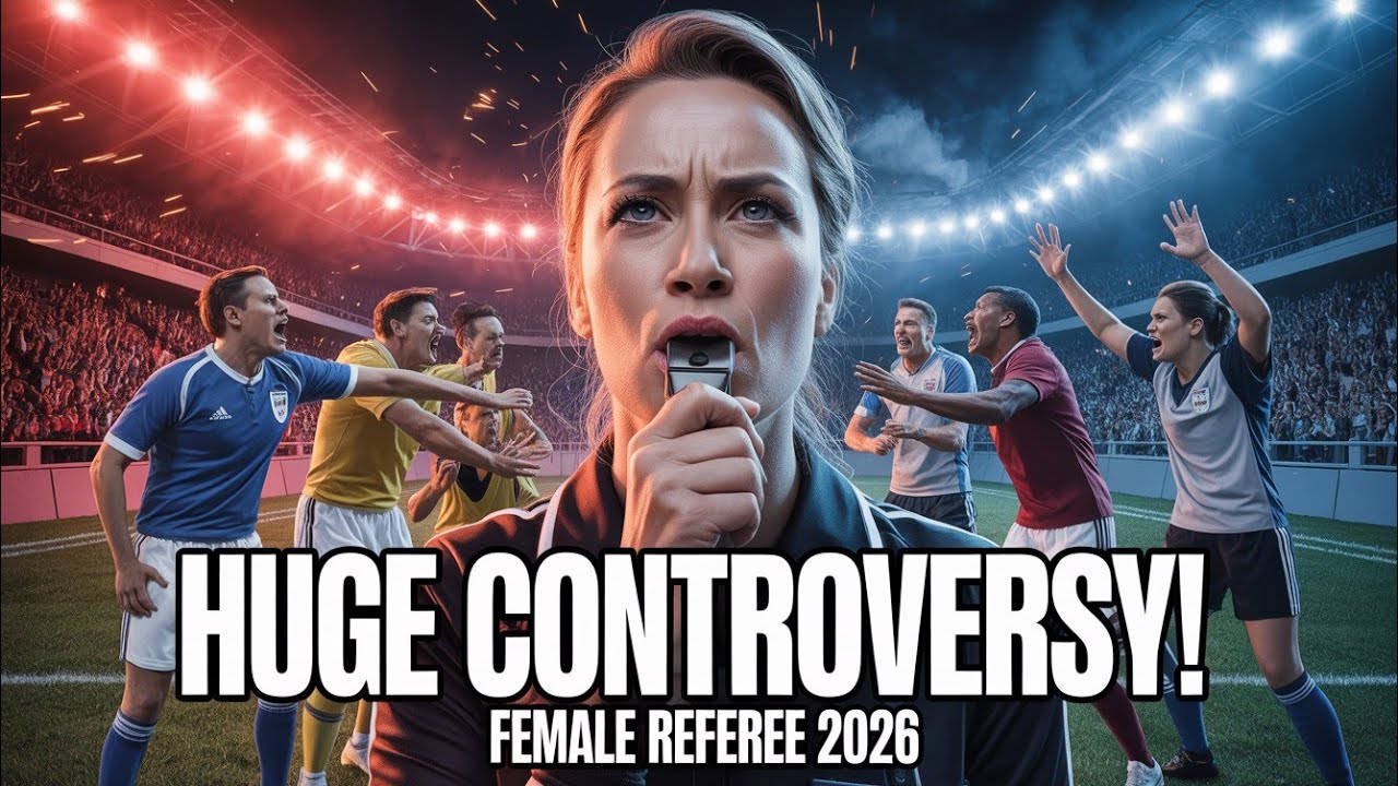 Female referee sparks huge controversy in 2026 ! 🙅🙅🙅