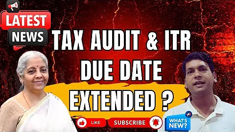 Tax Audit & ITR Due Date Extended 2025 ? | Latest CBDT Updates For Tax Audit Cases | ITR Due Date