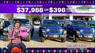 Athlete Statistics Grapevine Dodge "Yehaw you can!" Jeep Wrangler // Dec 2018