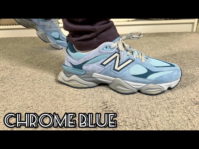 New Balance 9060 Chrome Blue Review& On foot - YouTube display picture 1