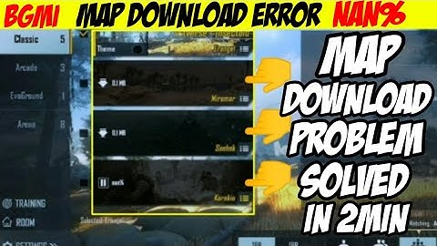 Battleground Mobile India Map Not Downloading
