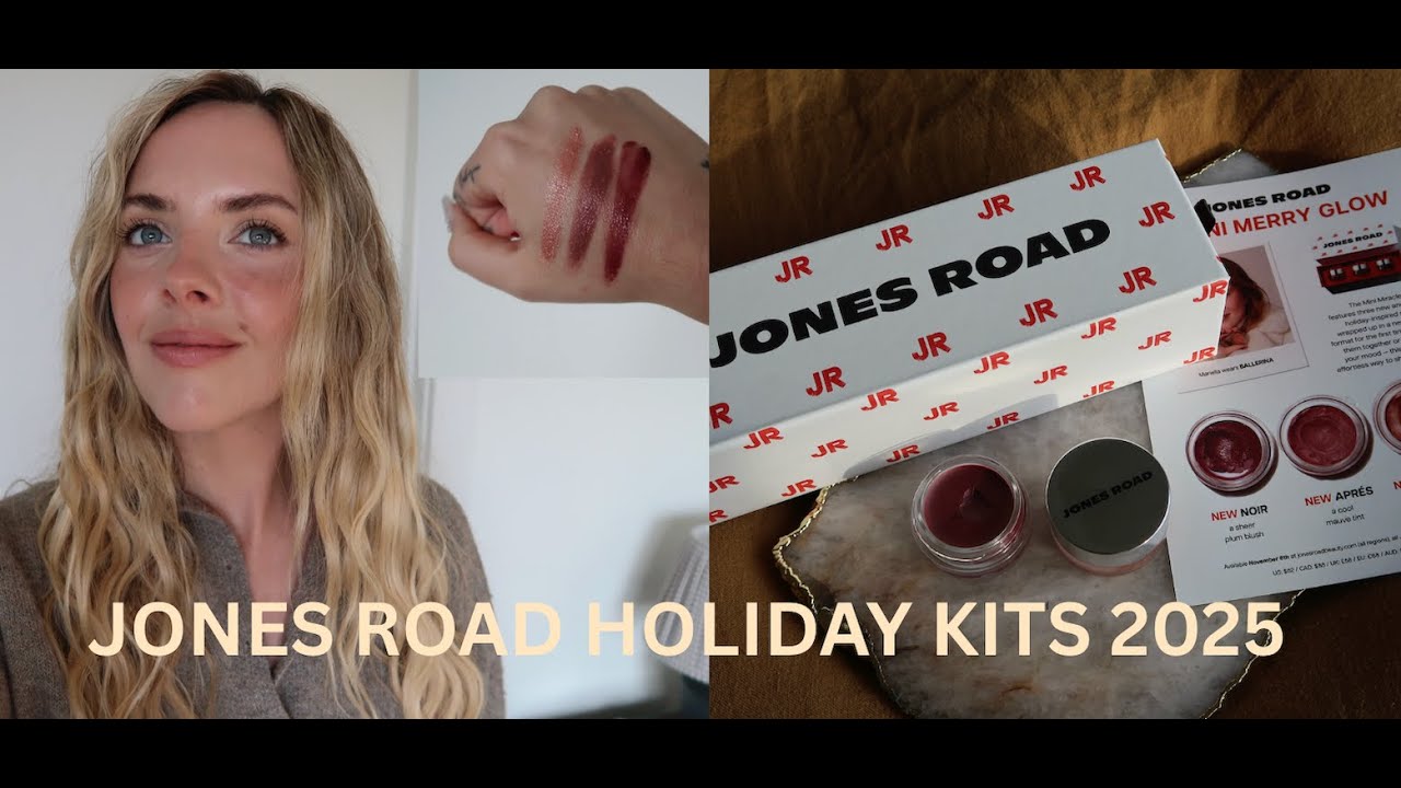 Праздничные наборы Jones Road уже здесь! Подробнее о мини-трио чудо-бальзамов! (Плюс подарок!)