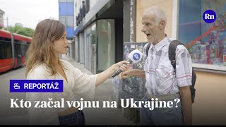 Pýtali sme sa Slovákov, kto začal vojnu na Ukrajine (Reportáž)