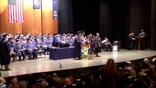 Billy proposing to Marisa at graduation