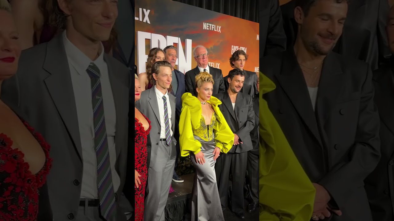 The stars of East of Eden stun on the black carpet at the series' NYC premiere #EastofEden #Netflix