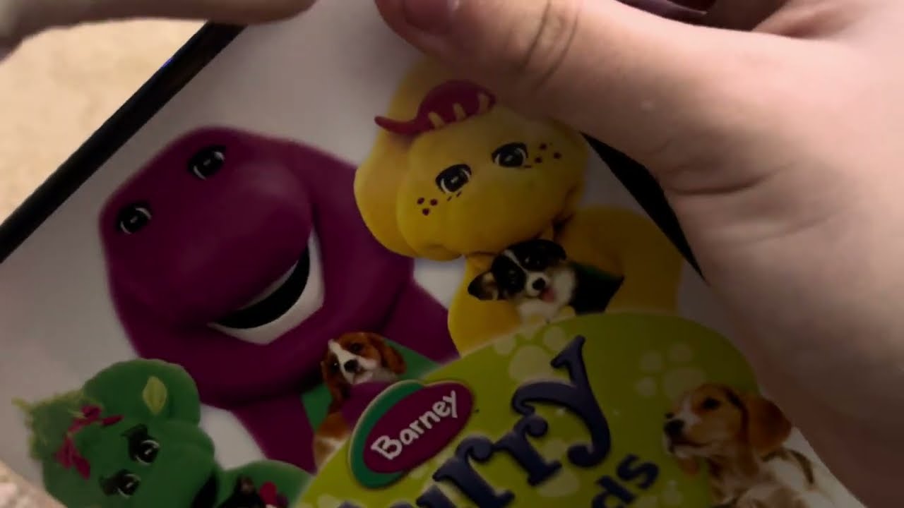 Unboxing Barney furry friends DVD - YouTube