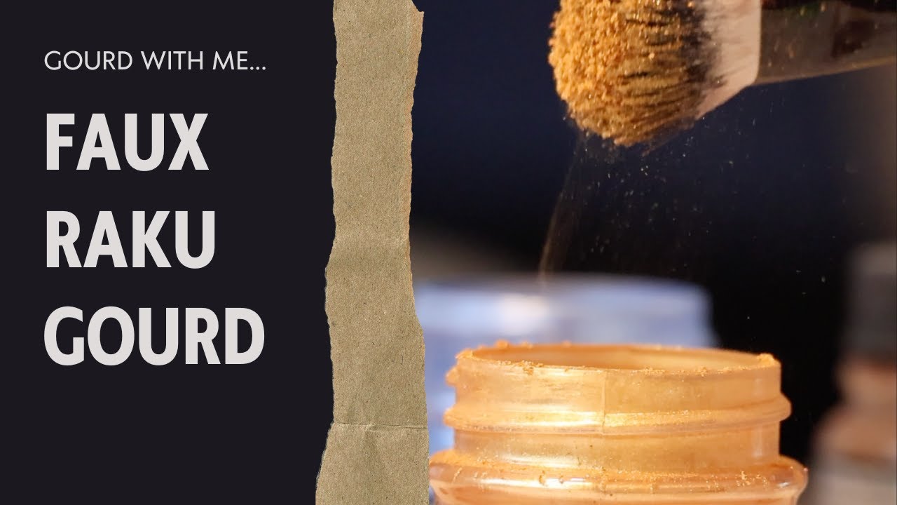 Раскрасьте свою тыкву так, чтобы она выглядела как керамика раку!