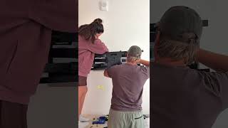 TV mount so strong you can do pulls up on it #tvmounting