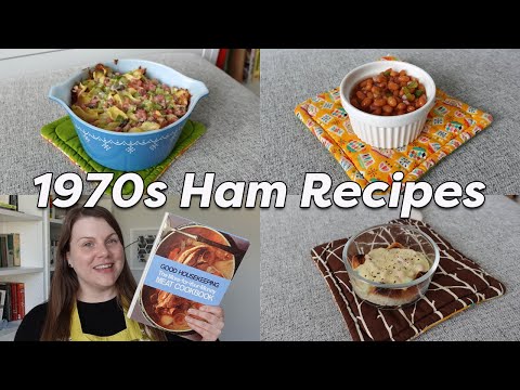 1970s HAM RECIPES 😋 What to make with leftover ham!