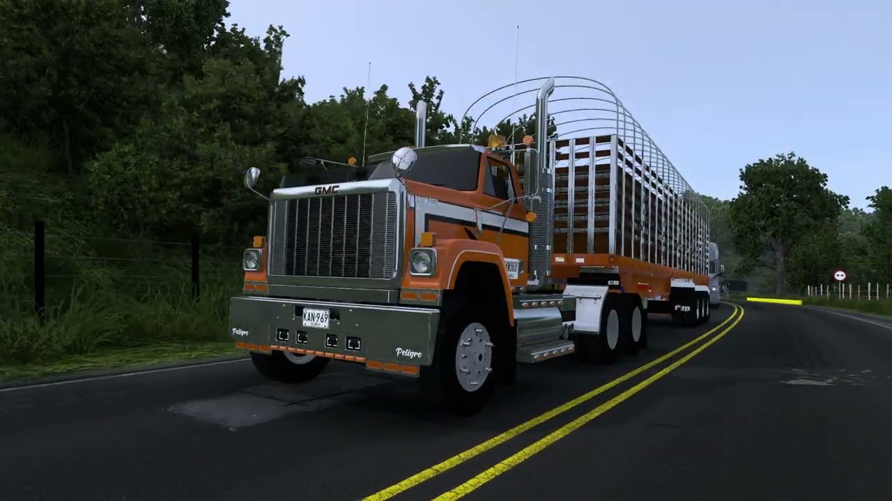 VIA LA PINTADA ANTIOQUIA GMC CAREPANELA | AMERICAN TRUCK SIMULATOR | MAPA DE COLOMBIA