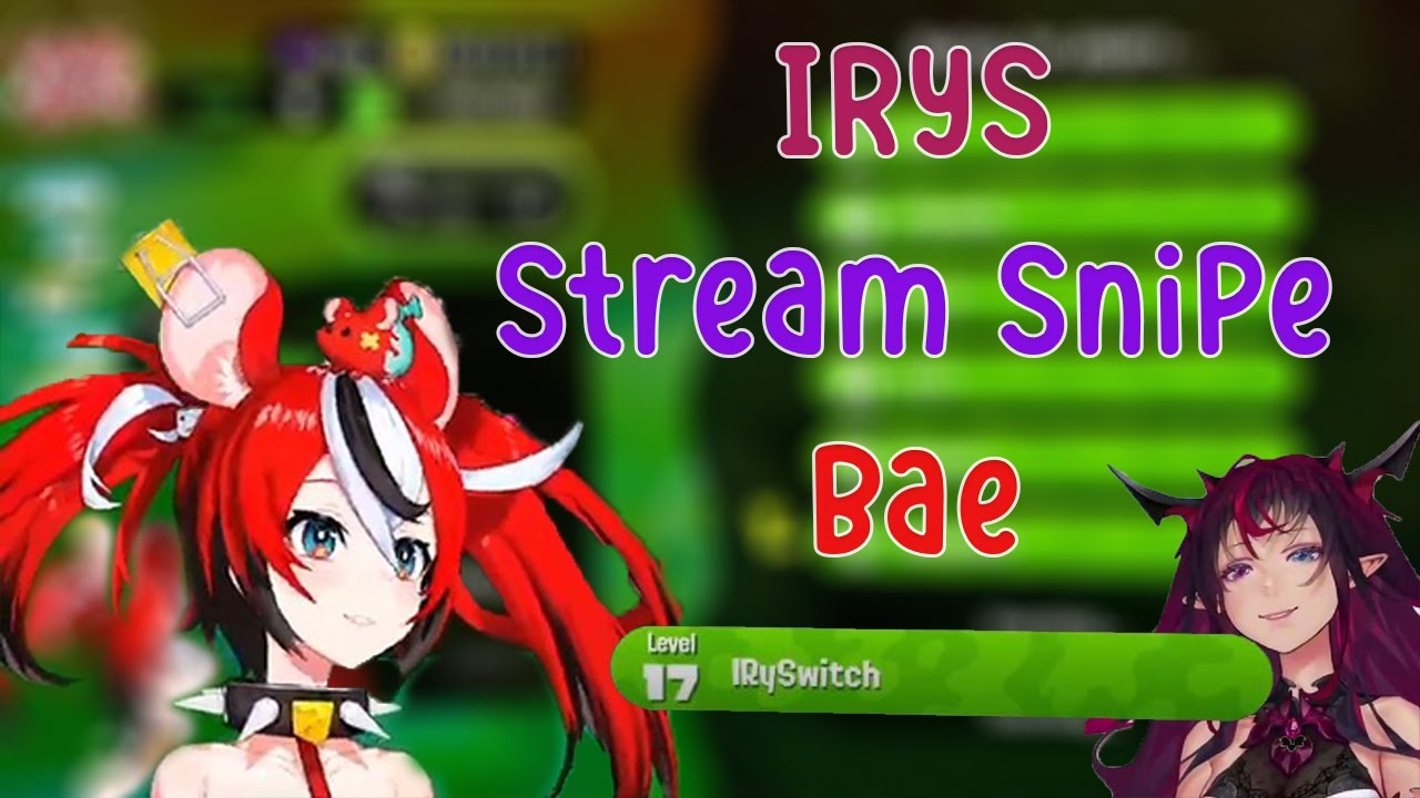 IRyS Just Stream Snipe Bae Out of Nowhere in Splatoon 2