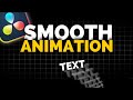 How To Do Text Rotation ANIMATION In Davinci Resolve 18