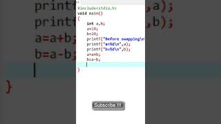 Swapping of numbers in C Programming Language | How to swap two numbers in C | Learners Region