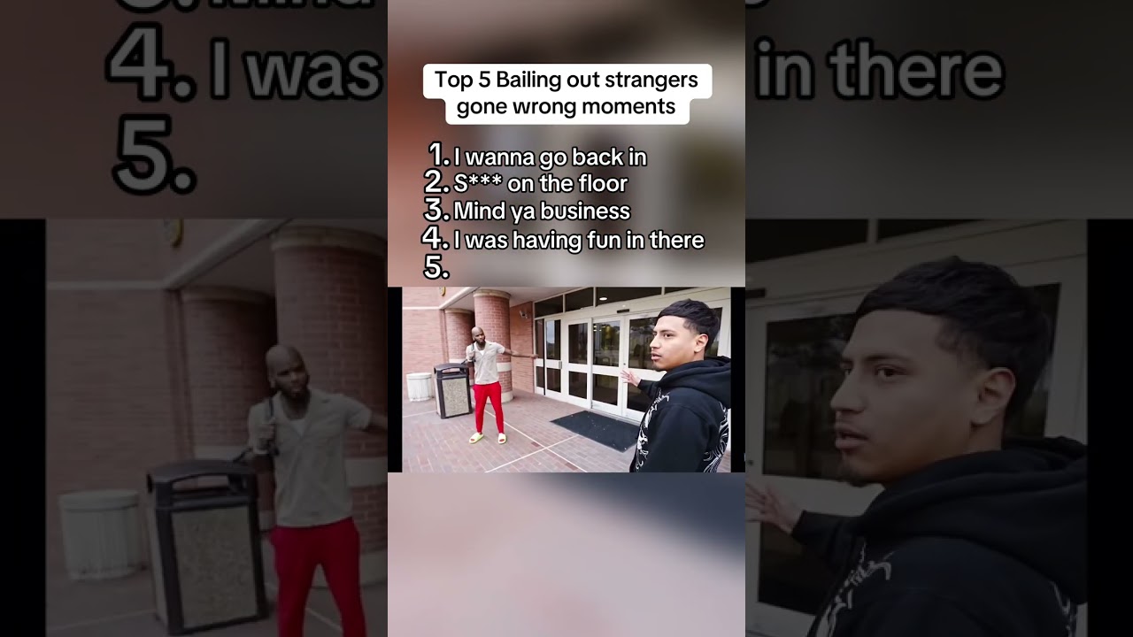 Top 5 Bailing out strangers gone wrong moments 