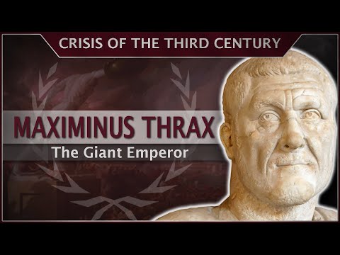 Video: Maximinus Thrax: milzis, kas bija romiešu ķeizars, kas nekad nestāvās Romā