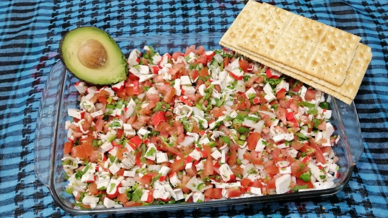 Tostadas de SURIMI!!! YouTube