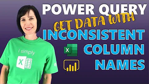 Power Query Combine Files with Different Column Names - Super EASY!