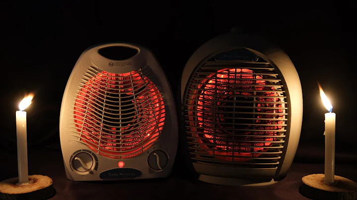 SLEEP AID 😴 Deep Duo Fan Heater Sounds with 528 Hz Body and Mental Healing Frequency