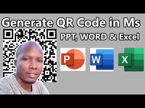 How to generate / Create QR Code in Microsoft PPT, word & Excel