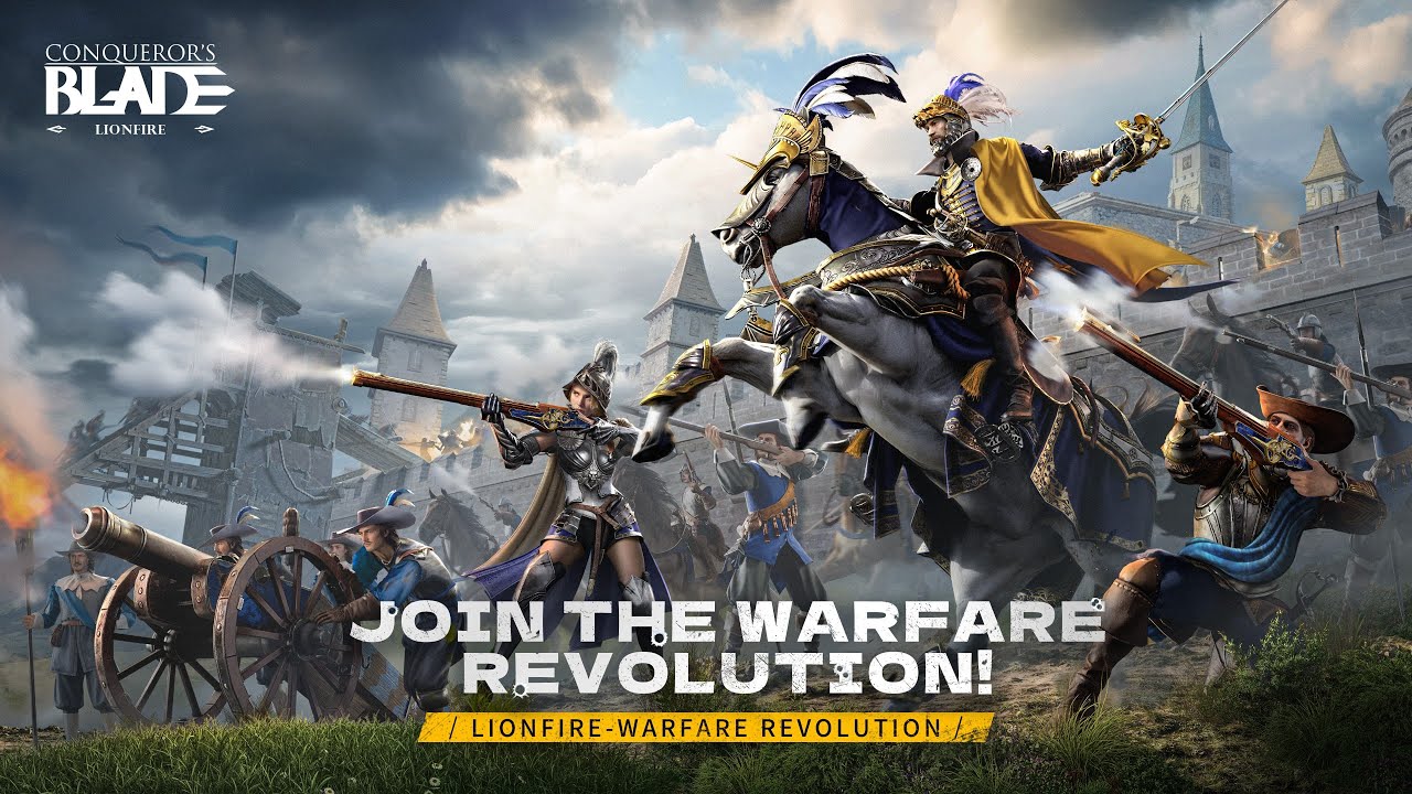 Conqueror's Blade - Lionfire - Kurak Castle - Siege Battle CB Gameplay Cinematic Mode ep-3