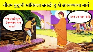गौतम बुद्धांनी सांगितला सगळी दुःखे संपवण्याचा एक मार्ग |Gautam Buddha Motivational Story In Marathi screenshot 4