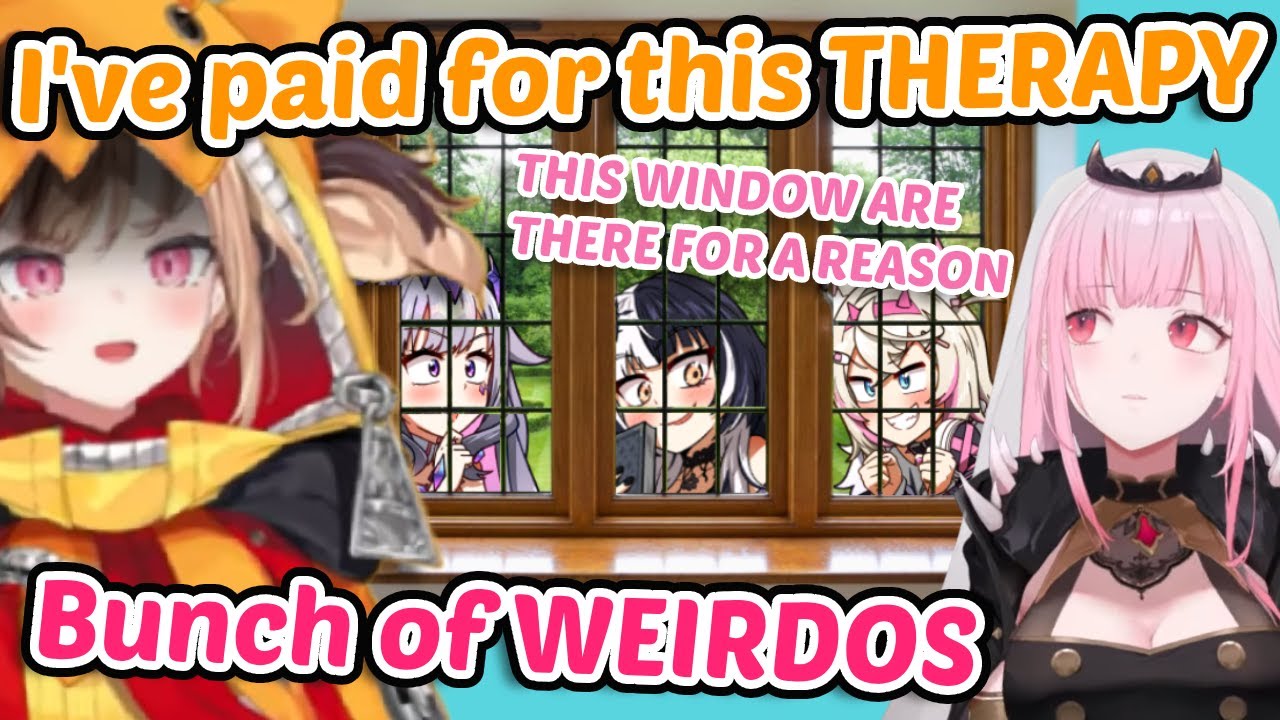 Mococo and Shiori CRASHED Gigi's therapy session...【HololiveEN】