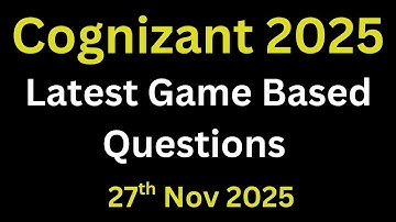 Cognizant Game Based Aptitude One Shot Video | Game Based Aptitude🔥