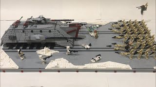 Lego Star Wars Battle On Mygeeto - Clone Wars MOC