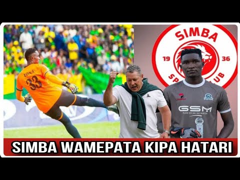 BREAKING SIMBA SC IMETANGAZA KUKAMILISHA USAJILI WA GOLIKIPA YONA AMOSI MBADALA WA YACOUB NI HATARI BREAKING SIMBA SC IMETANGAZA KUKAMILISHA USAJILI WA GOLIKIPA YONA AMOSI MBADALA WA YACOUB NI HATARI