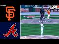 Braves vs. Giants Simulation | 6/16/26 | MLB The Show 26 PS5 Gameplay