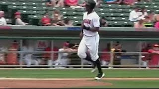 Indians' McGuiness doubles in a run