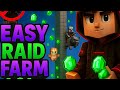 Easy Raid Farm in Minecraft Pocket Edition 1.21+ 🔥 | Unlimited Emeralds &amp; Totems (Real Voice Hindi)