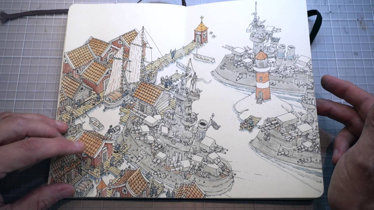 Moleskine sketchbook 41 by MattiasA on DeviantArt