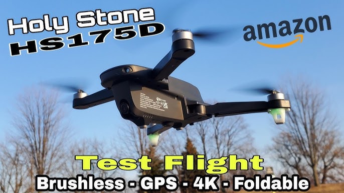 Holy Stone Drone GPS con cámara 4K para adultos, HS175D RC Quadcopter con  retorno automático, sígueme, motor sin escobillas, vuelo circular, vuelo de