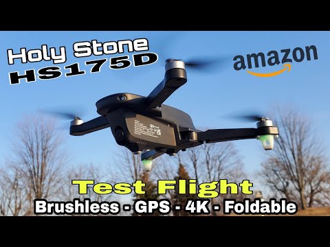 Holy Stone HS175D Drone - Test flight (Brushless, 4K, GPS)