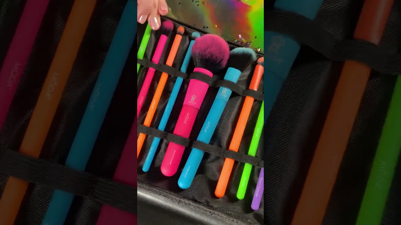 Boring Brushes? As If! | MŌDA Totally Electric Train Case Kit