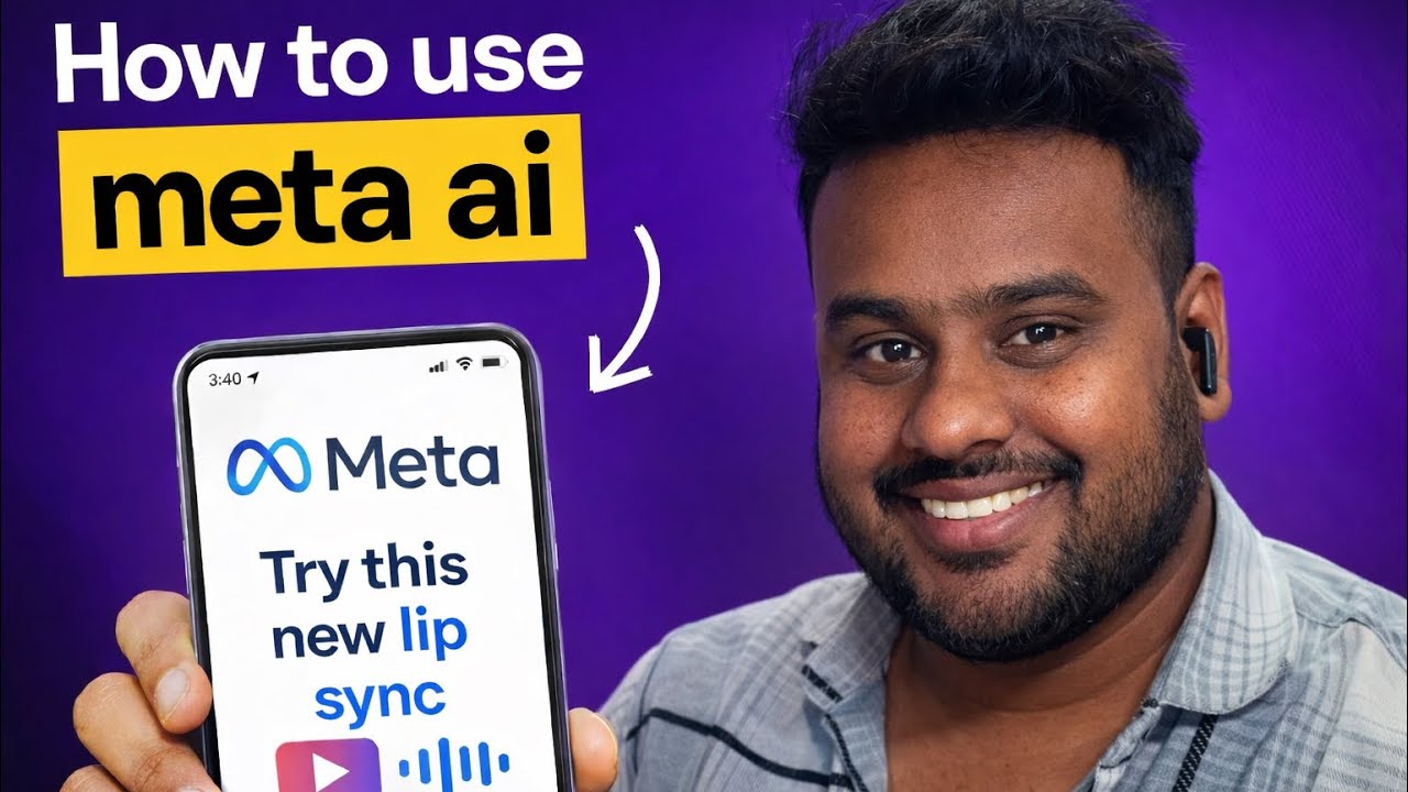 How To Use Meta AI  | Lip Sync Video banao free me | Mr Sonu Kushwaha