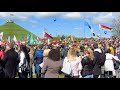 Сегодня на митинге в День Победы, 9 мая 2021 года. Гродно.