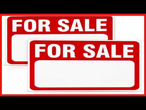 2 Pack Removable Car For Sale Sign Stickers – Durable, High-Visibility Vinyl
