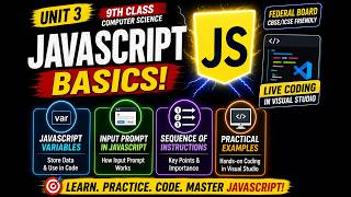 JavaScript Variables Explained: Storing Data, Prompt & Sequence with Examples | Class 9