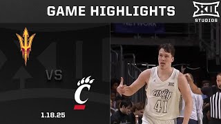 Arizona State vs. Cincinnati Game Highlights | 2024-25 Big 12 Men’s Basketball