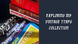 Exploring my Vintage TTRPGs - Tarepo's Troubles Playthrough | From AD&D 2e to CHILL RPG