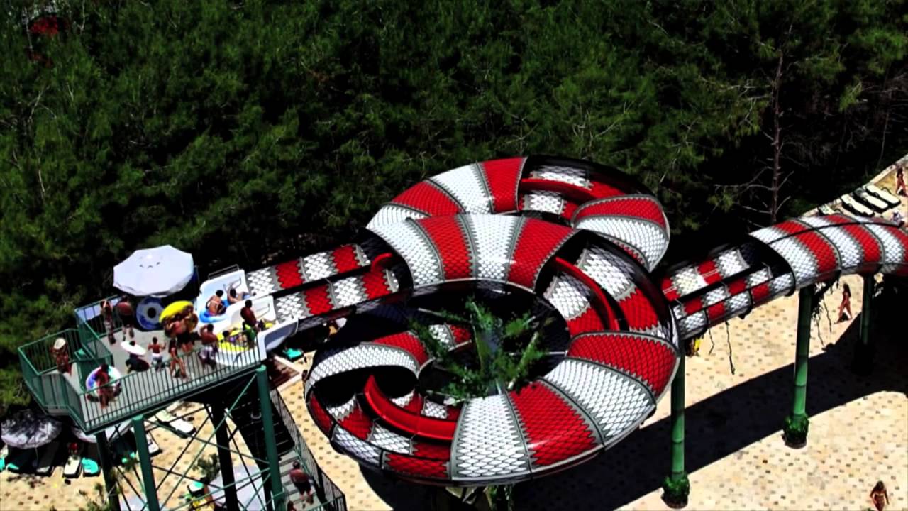 New Water Slide at Six Flags Hurricane Harbor / Great Adventure