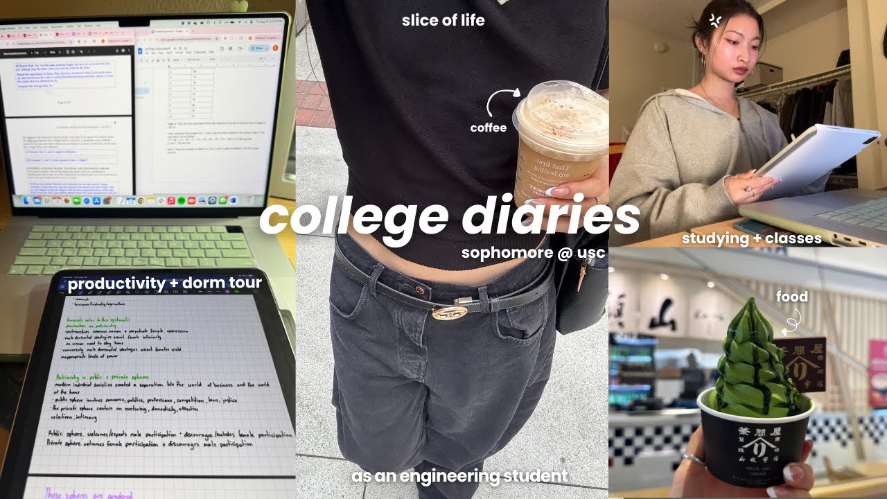 uni vlog @ usc 💻 | переезд, первый день занятий, продуктивность, экскурсия по общежитию