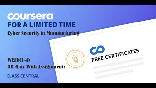 Cyber Security in Manufacturing, week (1-4) All quiz with Answers.
