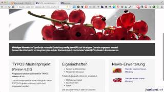 TYPO3 Musterprojekt 6.2 - Teil 11: Backend-Layouts bearbeiten